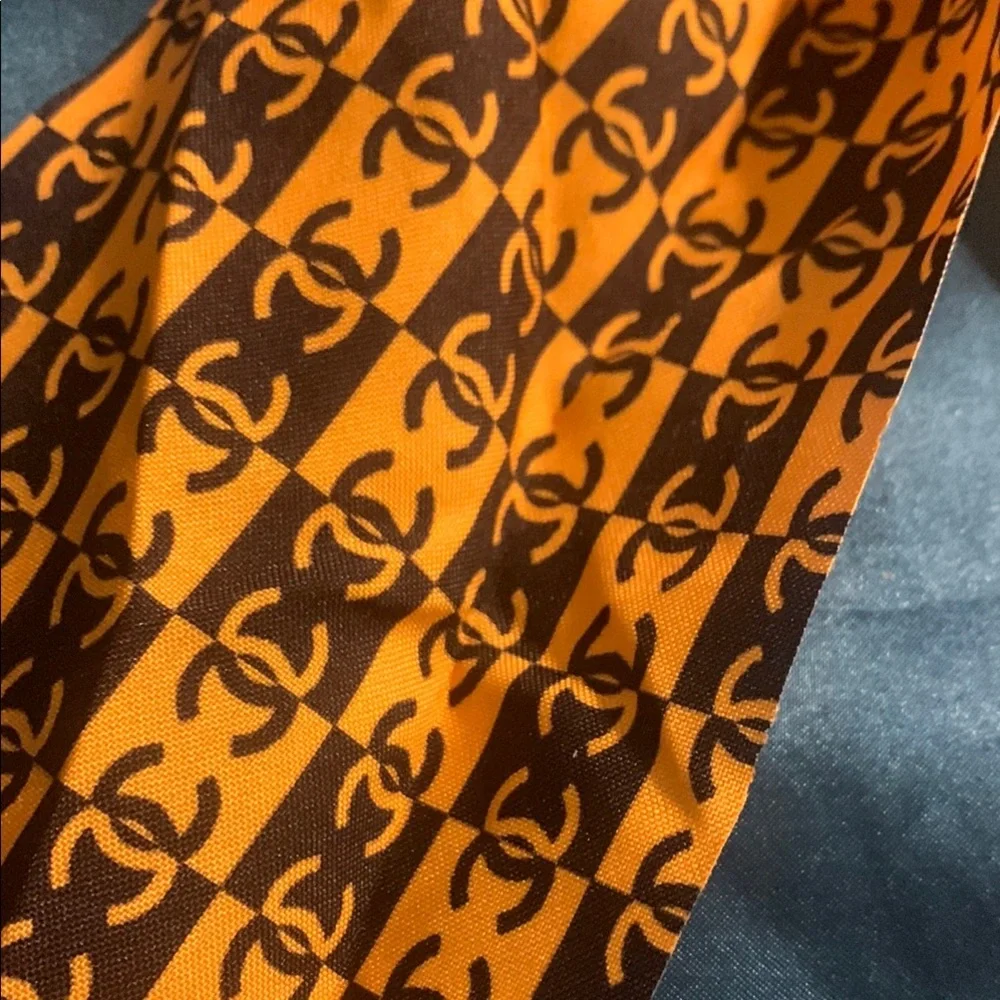 Designer Orangish/Yellowish Hair Bow